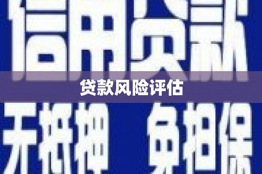 珲春贷款风险评估