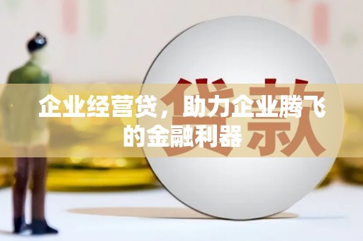 珲春企业经营贷，助力企业腾飞的金融利器