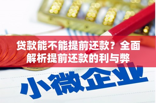 珲春贷款能不能提前还款？全面解析提前还款的利与弊