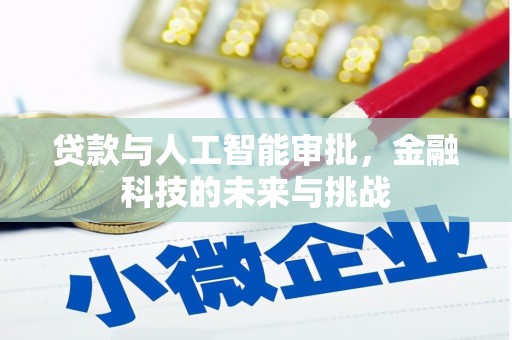 珲春贷款与人工智能审批，金融科技的未来与挑战