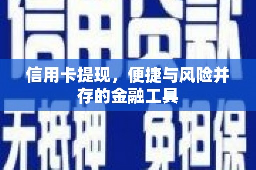珲春信用卡提现，便捷与风险并存的金融工具