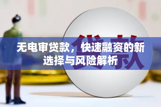 珲春无电审贷款，快速融资的新选择与风险解析