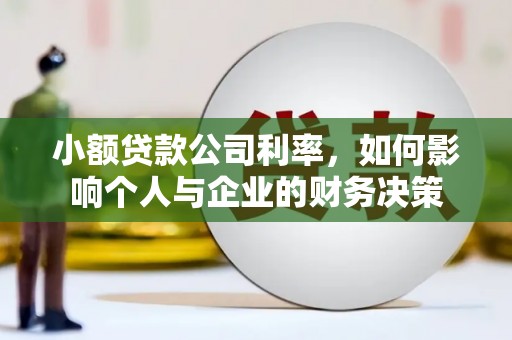 珲春小额贷款公司利率，如何影响个人与企业的财务决策