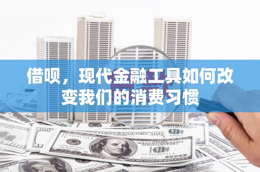 珲春借呗，现代金融工具如何改变我们的消费习惯