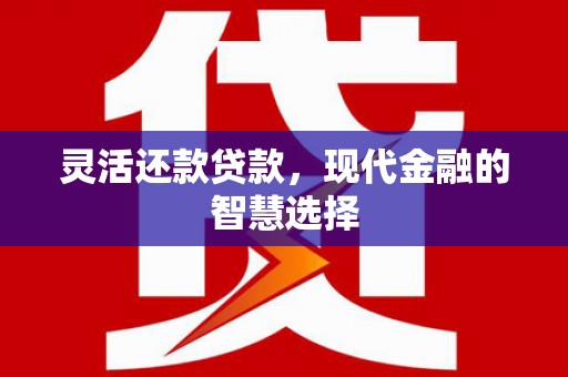 珲春灵活还款贷款，现代金融的智慧选择