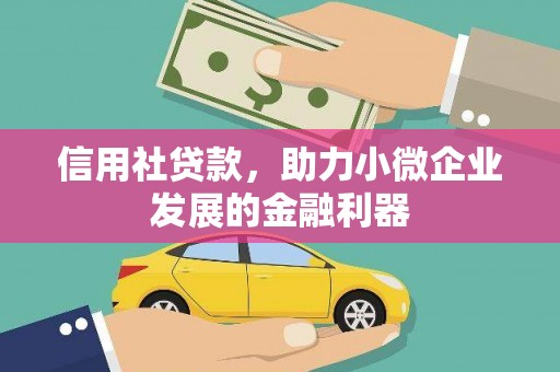 珲春信用社贷款，助力小微企业发展的金融利器