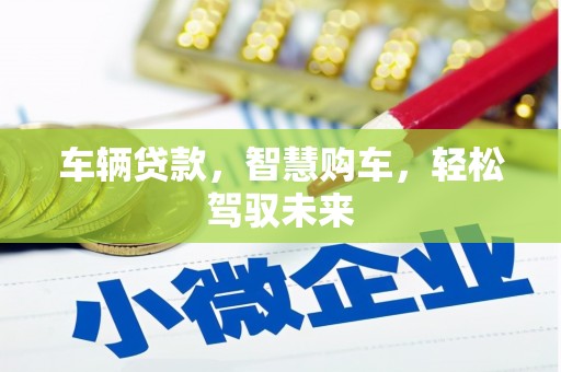 珲春车辆贷款，智慧购车，轻松驾驭未来
